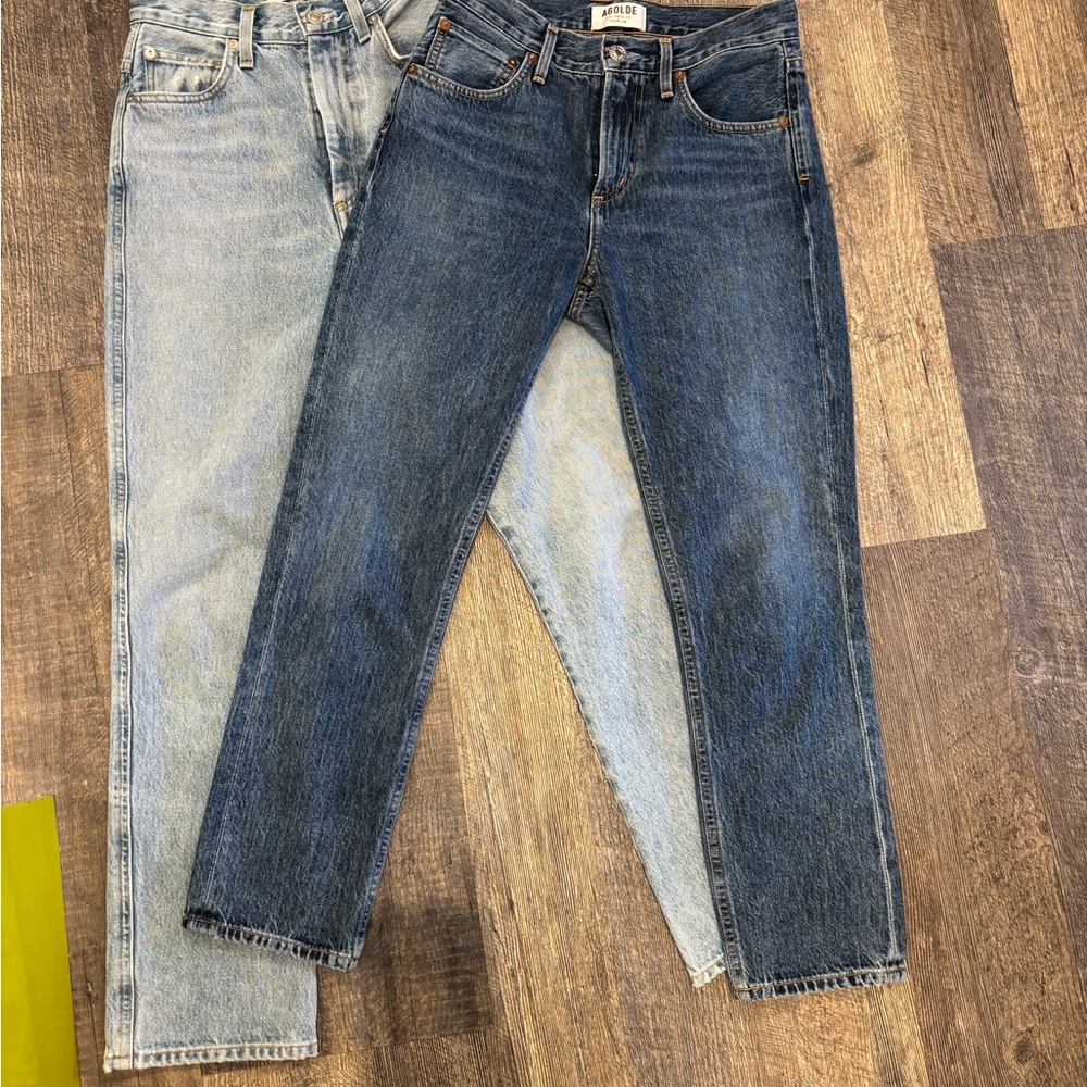 Agolde jeans size 23, bundle 2 pc